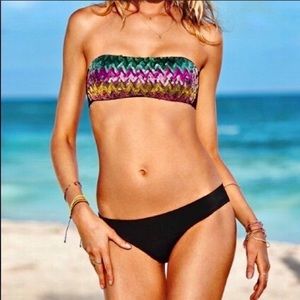 Victoria Secret Sequin Bandeau Bikini Top